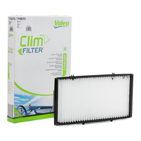 VALEO Kupéfilter Partikelfilter 715513 Filter, kupéventilation,Pollenfilter OPEL,RENAULT,NISSAN,Vivaro A Kastenwagen (X83),Vivaro A Combi (X83)