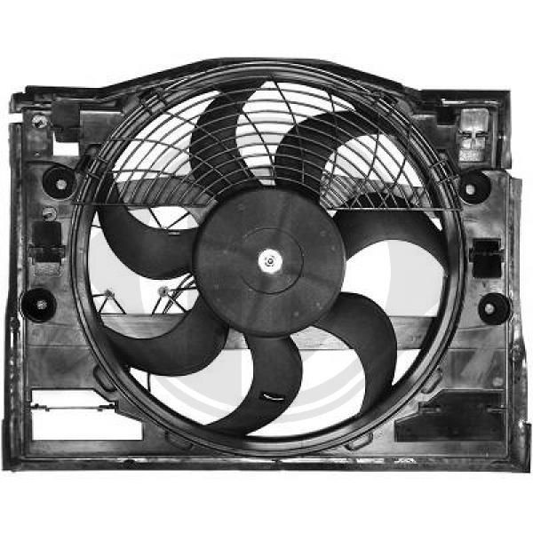 DIEDERICHS  DCL1008 Вентилатор, конденсатор на климатизатора