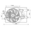 OEM Вентилатор за охлаждане на двигателя DIEDERICHS DCL1113
