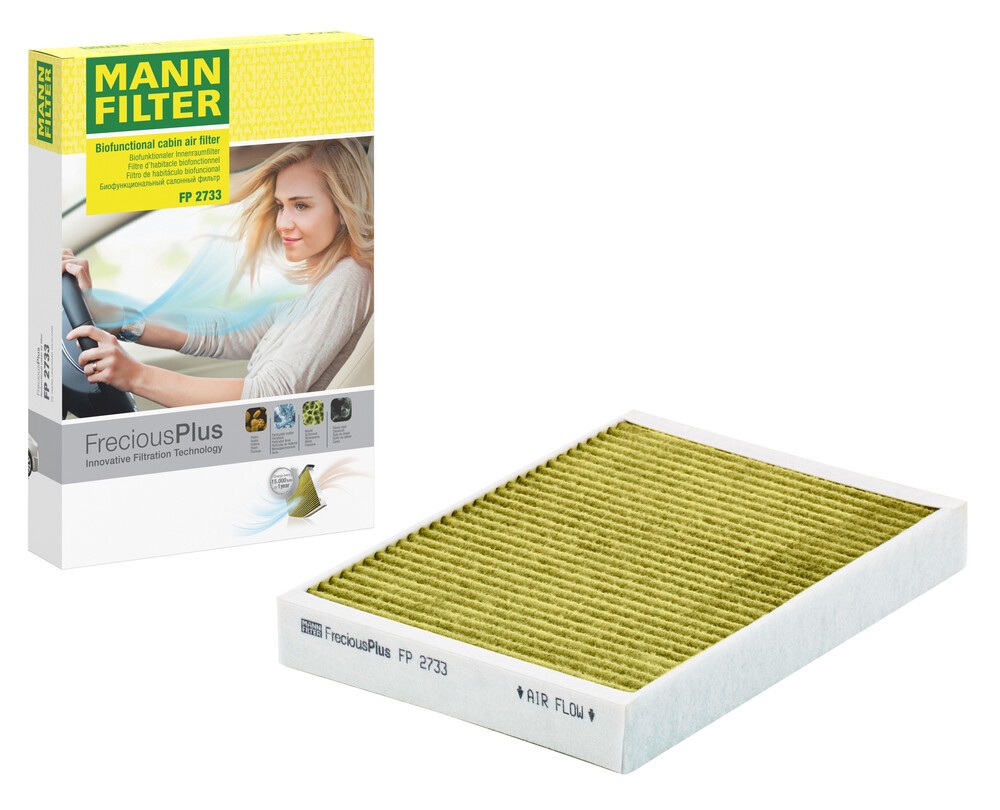 MANN-FILTER Kupéfilter FreciousPlus FP 2733 Filter, kupéventilation,Pollenfilter VOLVO,LAND ROVER,JAGUAR,V70 II (285),XC60 (156),V70 III (135)