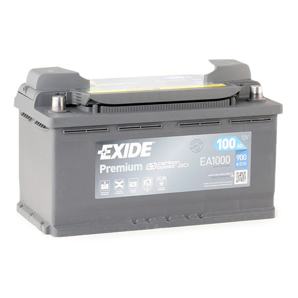 EA1000 EXIDE PREMIUM 017TE Batterie 12V 100Ah 900A B13 L5 Bleiakkumulator  017TE, 600 38 ❱❱❱ Preis und Erfahrungen