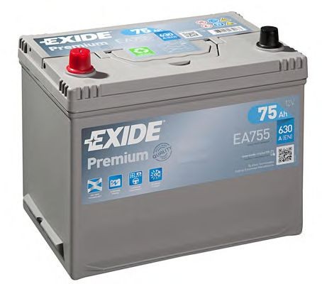 Autobatterie EA755 EXIDE 031TE in Original Qualität