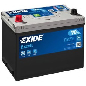 EXIDE Batería 12V 70Ah 540A Batería de plomo y ácido