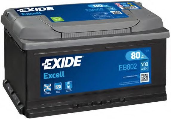 Fahrzeugbatterie EXIDE EB802 3661024034654