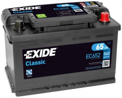 EC652 EXIDE ContiClassic 096RE Batterie 12V 65Ah 540A B13 LB3 Batterie au  plomb 096RE, 563 18 ❱❱❱ prix et expérience