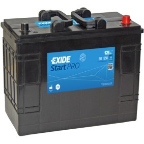 EXIDE Starterbatterie 12V 125Ah 760A B0, B00 Bleiakkumulator
