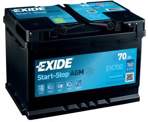 Fahrzeugbatterie EXIDE EK700 3661024035712