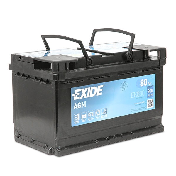 EK800 EXIDE Start-Stop EK800 (115AGM) Batteria 12V 80Ah 800A B13 L4 Batteria  AGM EK800 (115AGM), AGM80SS ❱❱❱ prezzo e esperienza