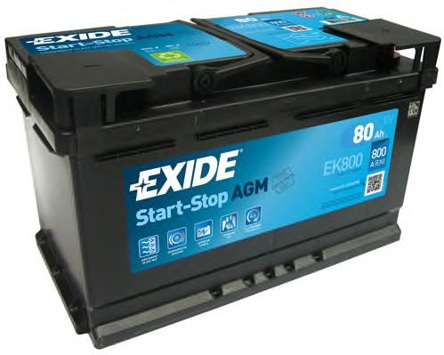 Fahrzeugbatterie EXIDE EK800 3661024035729