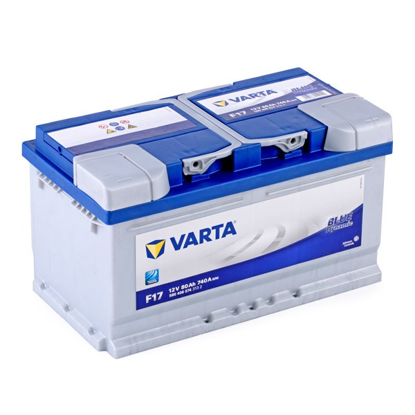 5804060743132 VARTA BLUE dynamic F17 F17 Batterie 12V 80Ah 740A B13 LB4  Batterie au plomb F17, 110 ❱❱❱ prix et expérience