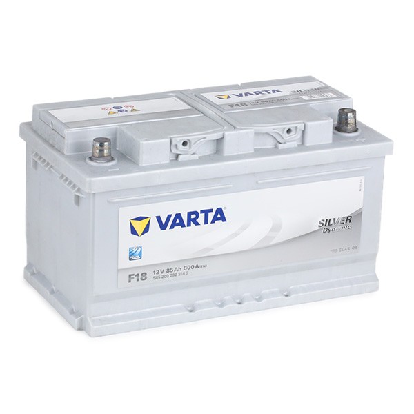 5852000803162 VARTA SILVER dynamic F18 F18 Batterie 12V 85Ah 800A B13 LB4  Bleiakkumulator F18, 585200080 ❱❱❱ Preis und Erfahrungen