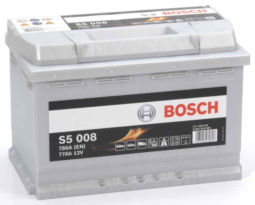 Batterie de démarrage BOSCH 12V77Ah780A connaissances d'experts