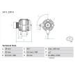RENAULT Duster (HM_) Electric system BOSCH 4903 Alternator