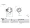 RENAULT Duster (HM_) Electrics BOSCH 8041 Alternator