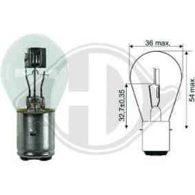 Bulb, spotlight S1 12V 25/25W BA20d Symmetric LID10043