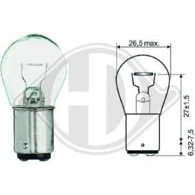 Bulb, indicator- / outline lamp P21W, BA15d, 21W, 12V LID10053