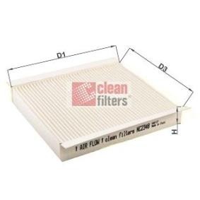 Innenraumfilter 647963 CLEAN FILTER NC2348 OPEL, FIAT, PEUGEOT, CITROЁN, DS