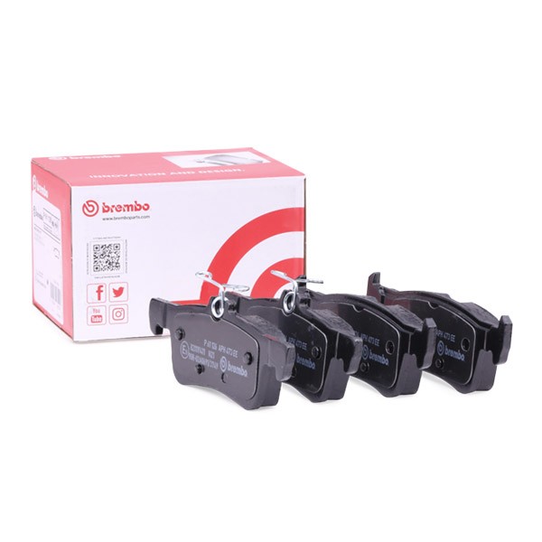 BREMBO Bromsbeläggsats PRIME LINE exkl. slitvarnarkontakt P 61 126 Bromsbelägg,Bromsklossar PEUGEOT,308 SW II,308 II,308 II Kasten / Schrägheck (T9)