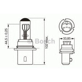 Bulb, spotlight HB1 12V 65/45W P29t LED 1 987 302 151