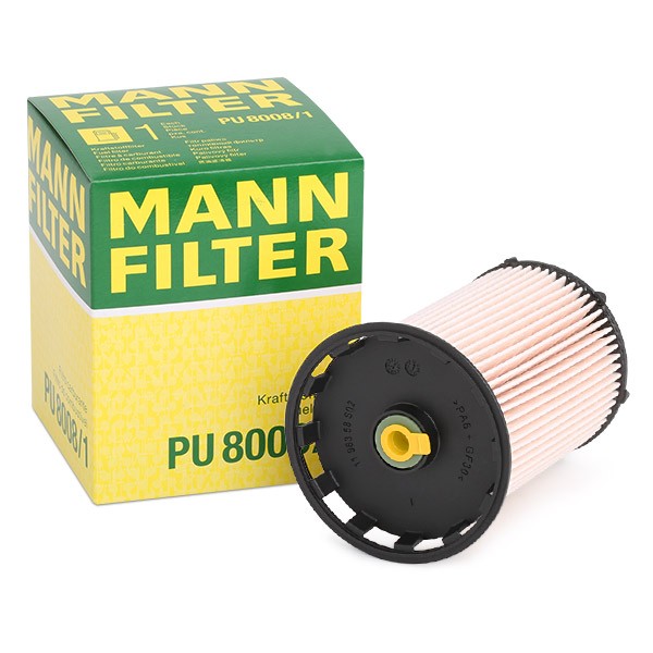 Filtro de Combustible MANN-FILTER PU8008/1 conocimiento experto