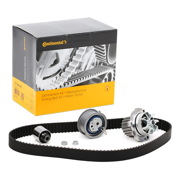 CONTITECH Pompa Acqua + Kit Cinghia Distribuzione N° denti: 120 CT1028WP5 Pompa Acqua + Kit Cinghie Dentate,Pompa VW,SEAT,Golf IV Schrägheck (1J1)