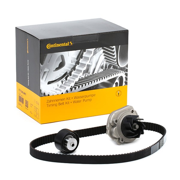 CONTITECH Vattenpumpar + Kamremssats Kuggar: 124 CT1049WP1 Vattenpump + kuggremssats OPEL,FIAT,JEEP,COMBO Kasten/Kombi (X12),Combo Combi / Tour (X12)