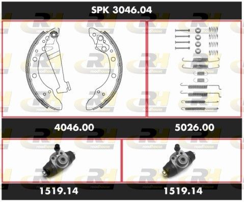 ROADHOUSE Super Precision Kit SPK 3046.04 Bremsensatz, Trommelbremse