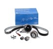 Volkswagen Chain SKF Water pump and timing belt kit VKMA01278