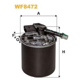 Filtro carburante A6510902852 WIX FILTERS WF8472 MERCEDES-BENZ, SMART