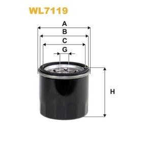 Olejový filtr 842502 WIX FILTERS WL7119