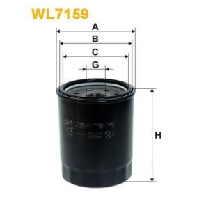 Ölfilter 15400-PL2-505 WIX FILTERS WL7159 HONDA