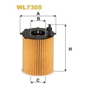 Filtro de aceite Y4011-4302A WIX FILTERS WL7305 PEUGEOT, FORD, CITROЁN, TOYOTA, FIAT