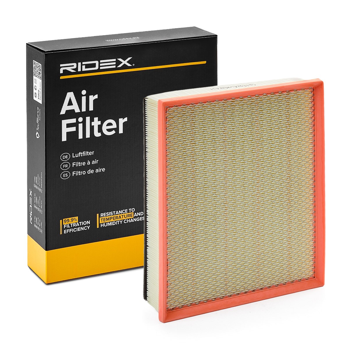 RIDEX Luftfilter Filterinsats 8A0651  VW,Amarok Pickup (2HA, 2HB, S1B, S6B, S7A, S7B),Amarok Pritsche / Fahrgestell (S1B, S6B, S7B)