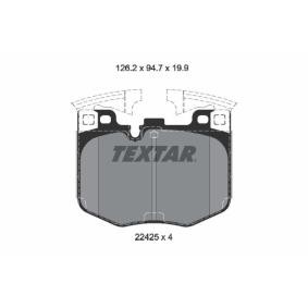 22425 TEXTAR 2242501 Kit pastiglie freni