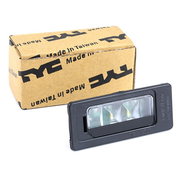 TYC Eclairage De Plaque d'Immatriculation 15-0389-00-9 Eclairage De Plaque,Feu De Plaque VW,SKODA,SE