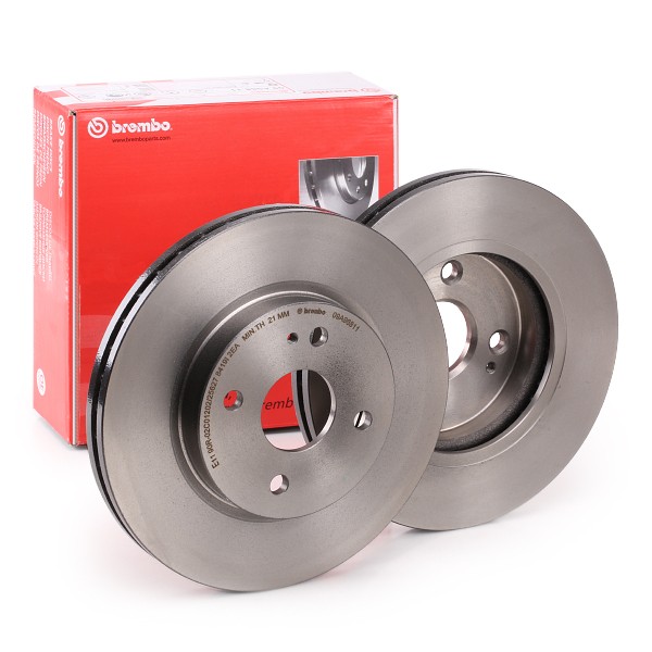 BREMBO Disques De Frein 09.A968.11 Frein à Disque,Disque de frein MAZDA,2 DE,2 Sedán DE