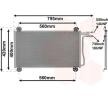 Condensatore climatizzatore MERCEDES-BENZ Sprinter 5-T Camion pianale/Telaio (W905) VAN WEZEL 30005219 originali catalogo