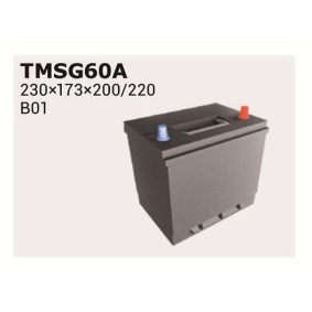 Indító akkumulátor 55D23L IPSA TMSG60A OPEL, TOYOTA, VAUXHALL