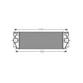 Intercooler 2E0-145-804 AVA COOLING SYSTEMS VNA4267 VOLKSWAGEN, MERCEDES-BENZ, FORD, NISSAN, SEAT