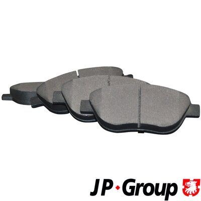 JP GROUP  1263602110 Kit pastiglie freno Largh.: 137,2mm, Alt.: 57,4mm, Spessore: 19,2mm