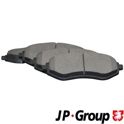 JP GROUP  3263600210 Bremsbelagsatz Breite: 133,1mm, Höhe: 48,9mm, Dicke/Stärke: 17,6mm