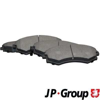 JP GROUP  3563601110 Bremsbelagsatz Breite: 137mm, Höhe: 54,5mm, Dicke/Stärke: 16,8mm