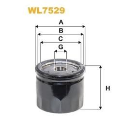 OEN 15400RZ0G01 Filtro de óleo WIX FILTERS WL7529