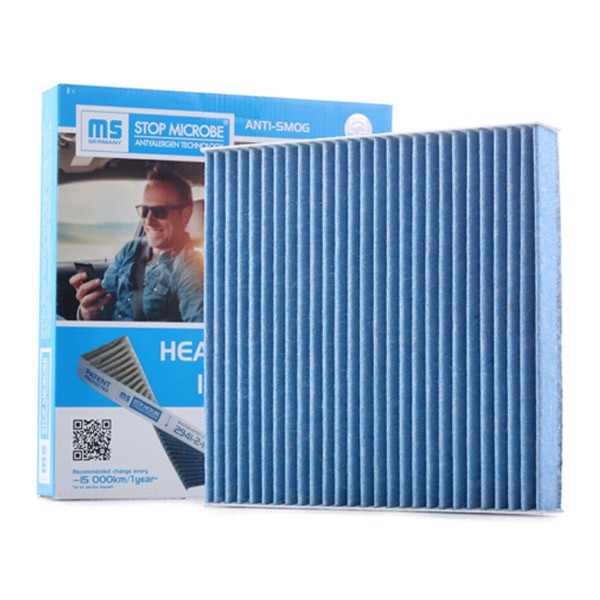 MASTER-SPORT Filtre d'Habitacle STOP MICROBE Antiallergen Technology 2141-IFB-PCS-MS Filtre à Pollen