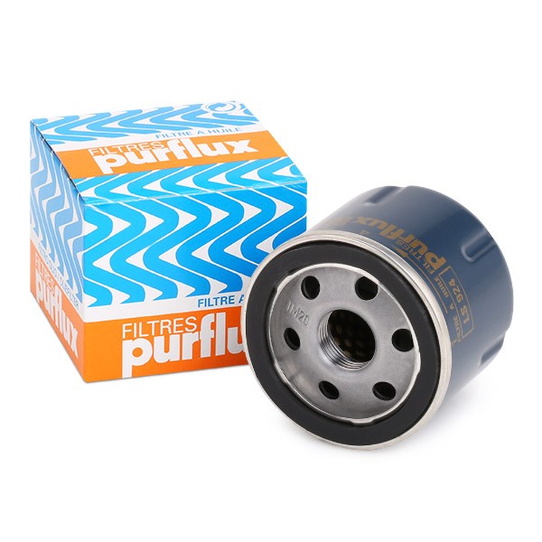 Image of PURFLUX Filtro olio Filtro ad avvitamento LS924 Filtro olio motore,Filtro dell’olio RENAULT,NISSAN,DACIA,Clio III Schrägheck (BR0/1, CR0/1)009