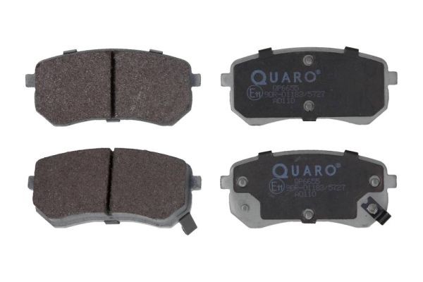 QUARO  QP6655 Bremsbelagsatz Breite: 92,5mm, Höhe: 40,9mm, Dicke/Stärke: 14,8mm