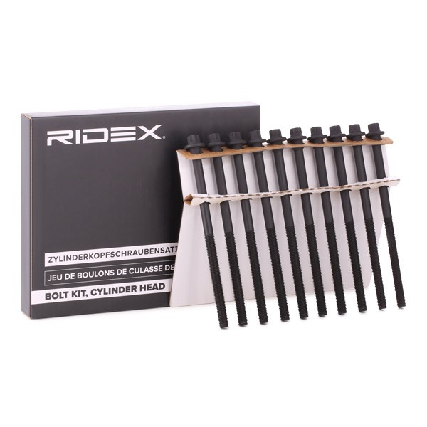 Image of RIDEX Kit Bulloni Testata Torx esterno 1217B0004 FIAT,PEUGEOT,CITROËN,FIORINO Kasten/Kombi (225),QUBO (225),Fiorino MPV (225),206 Schrägheck (2A/C)009