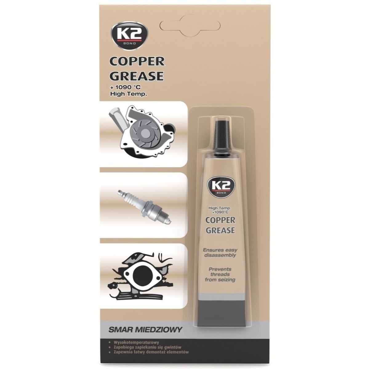 K2 Lubrifiant pour cuivre Rollwagen für Container und Fässer B401