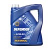 SKODA Engine oil MN7507-5 - MANNOL DEFENDER 10W-40, Capacity: 5l, Part Synthetic Oil