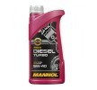 Motorové oleje MITSUBISHI - MN7904-1 MANNOL DIESEL TURBO 5W-40, Obsah: 1l, Syntetický olej